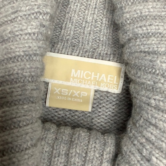 Michael Kors Gray Cowl Neck Sweater Size XS - Picture 7 of 10